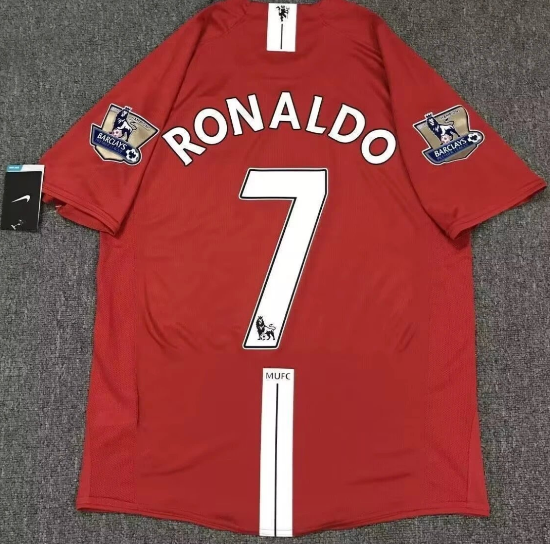 07/08 Retro Ronaldo Manchester United Jersey