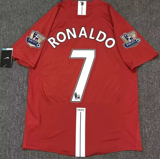 07/08 Retro Ronaldo Manchester United Jersey