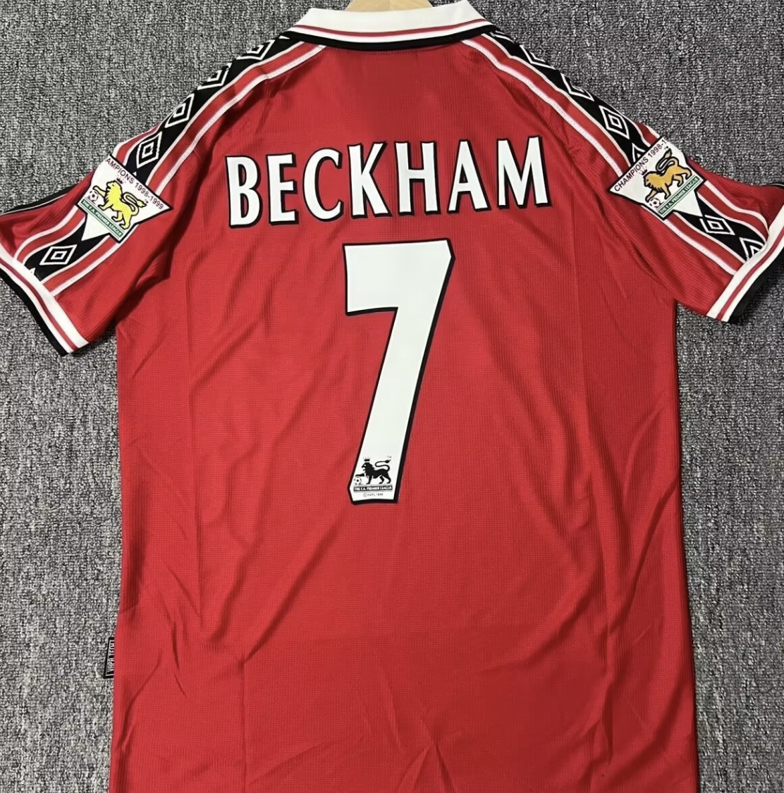 1998 David Beckham Manchester United Jersey